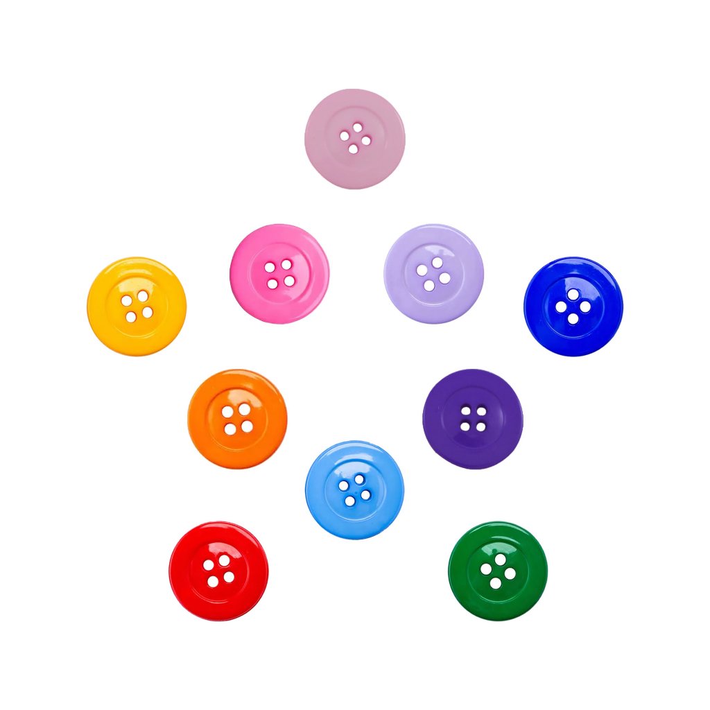 50 Botão Disco Voador 4 Furos 15mm Tam: 24 Colorido Sortido em Oferta na Shopee