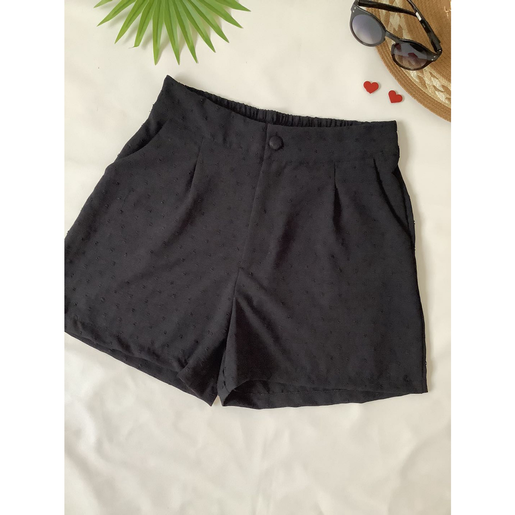 short de duna pipoca basico com bolso com forro e elastico traseiro  sht-13 em Oferta na Shopee
