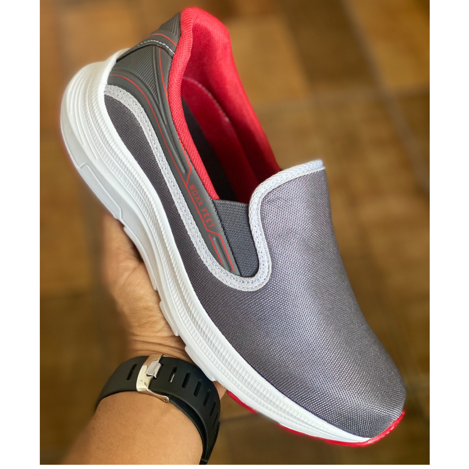 Tênis masculino Sapatilha masculina calce fácil e confortável em oferta
