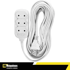 Extensão 10 Metros com 3 Tomadas - Fiolux