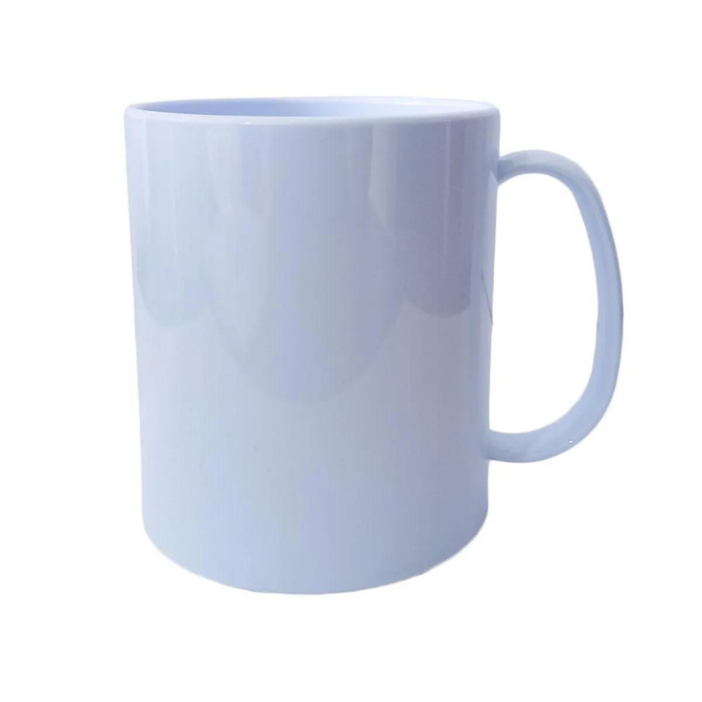 100 Caneca De Polímero Para Sublimação Branca Aaa