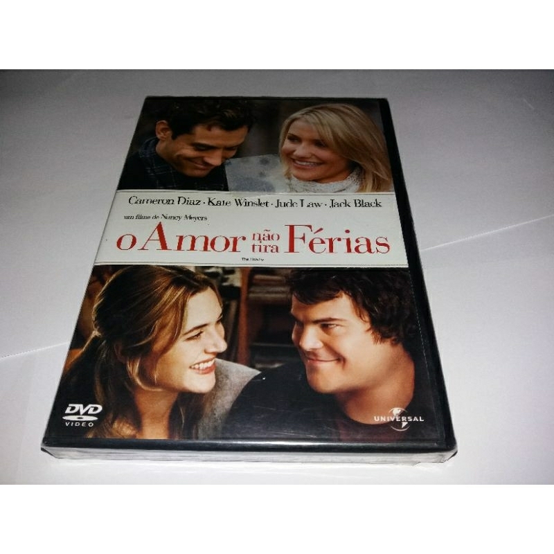 Dvd - O Amor Nao Tira Ferias - 2006 - Kate Winslet - Cameron Diaz - Dublado - Lacrado