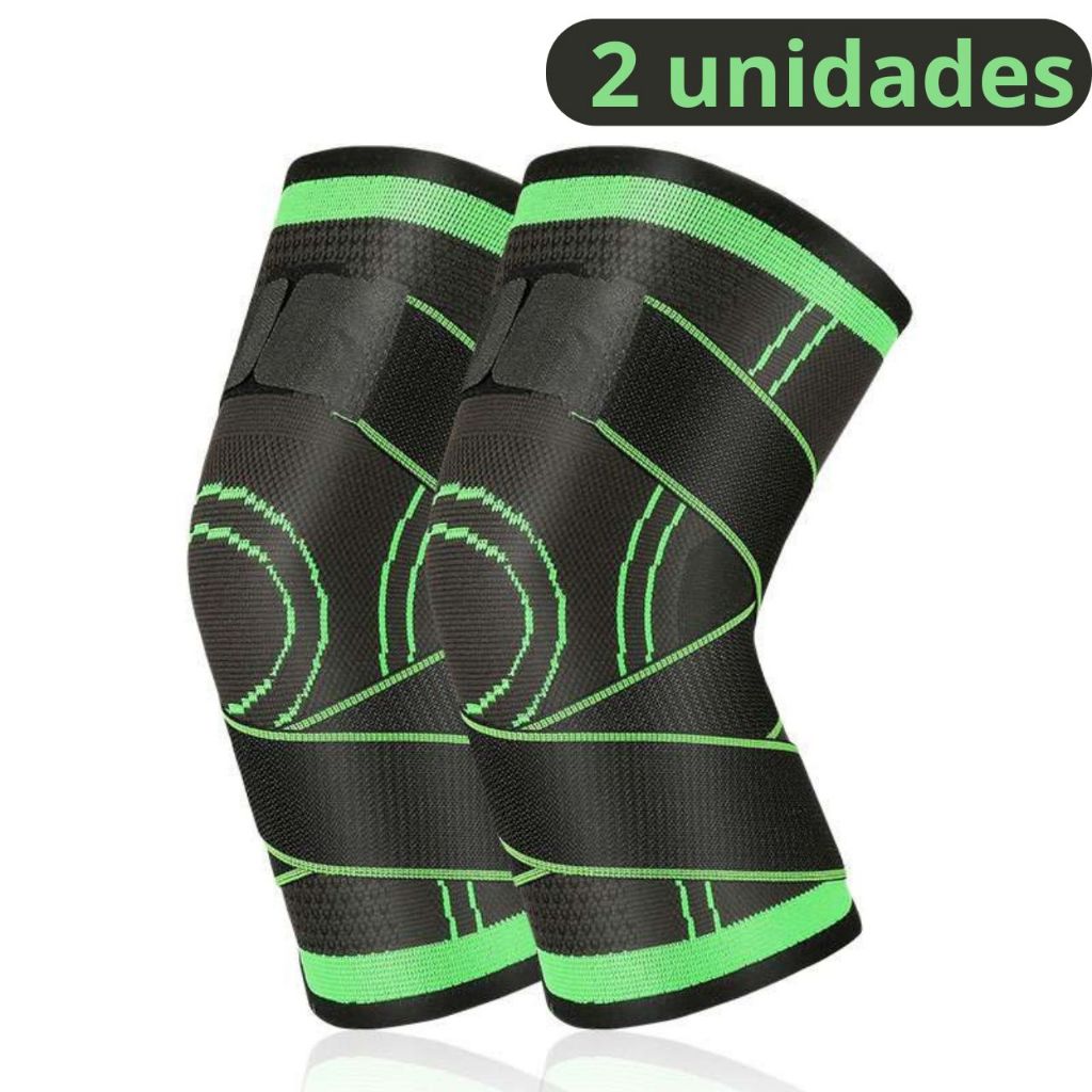 Joelheira Compressão Estabilizadora 360º Tensor De Joelho Reforço Ortopédica Musculação Academia