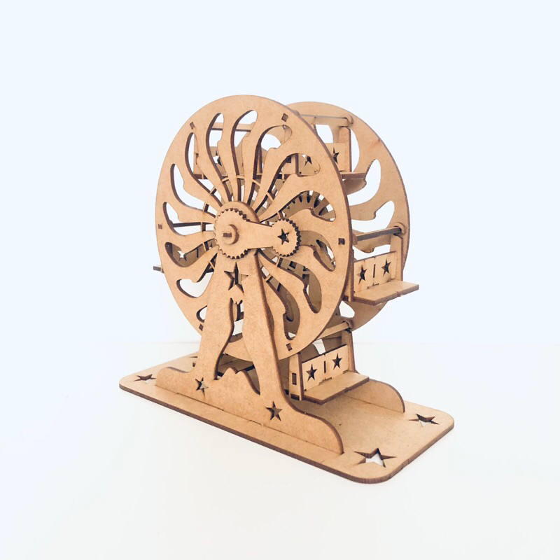 Mini Roda Gigante 17cm Decoração Mdf