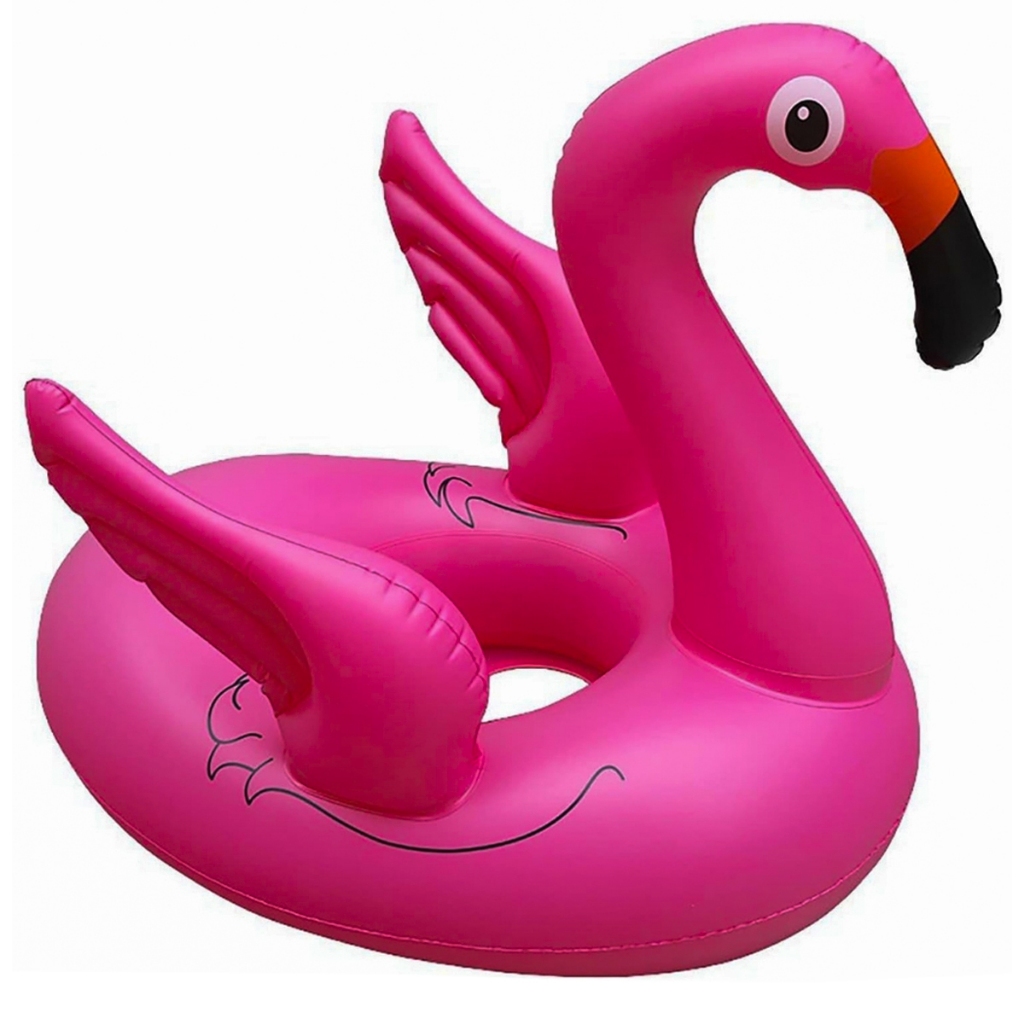 Boia Inflável Infantil Flamingo com Pezinho para Piscina Verão   - Snel
