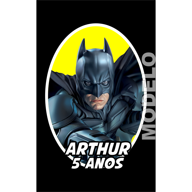 15 Adesivos Tubete Batman - Etiqueta - Rótulo Personalizado