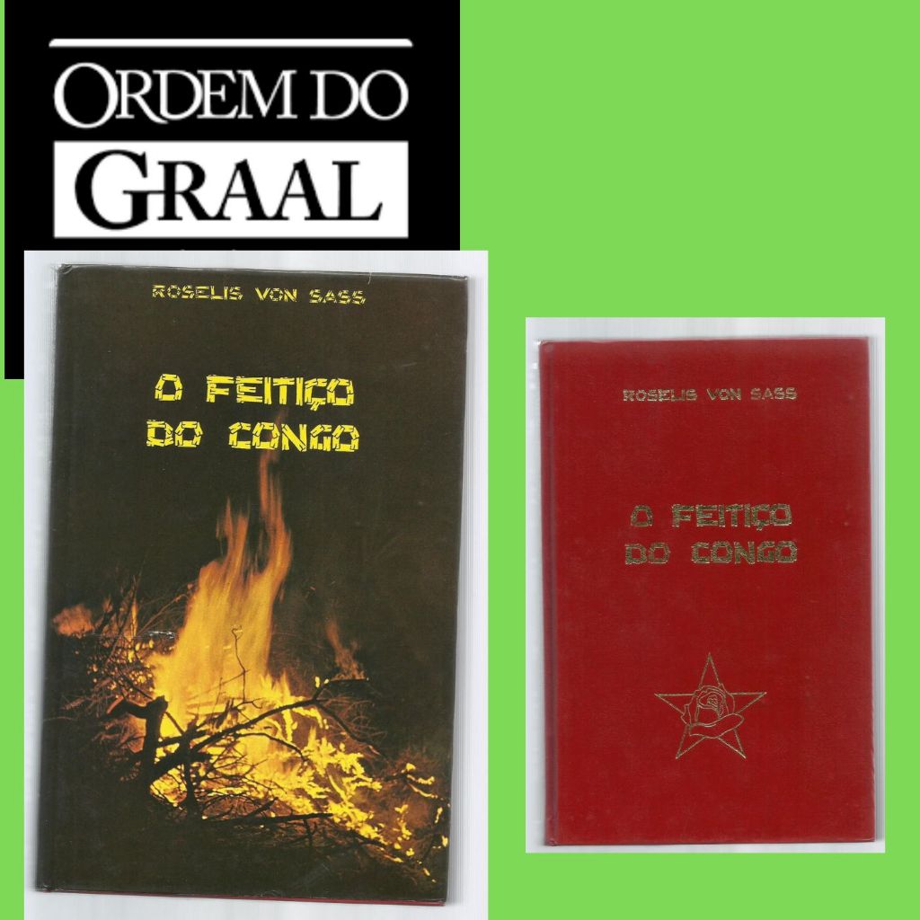 O Feitiço do Congo – Coleção Ordem do Graal na Terra- Livro Capa dura – Original – Usado