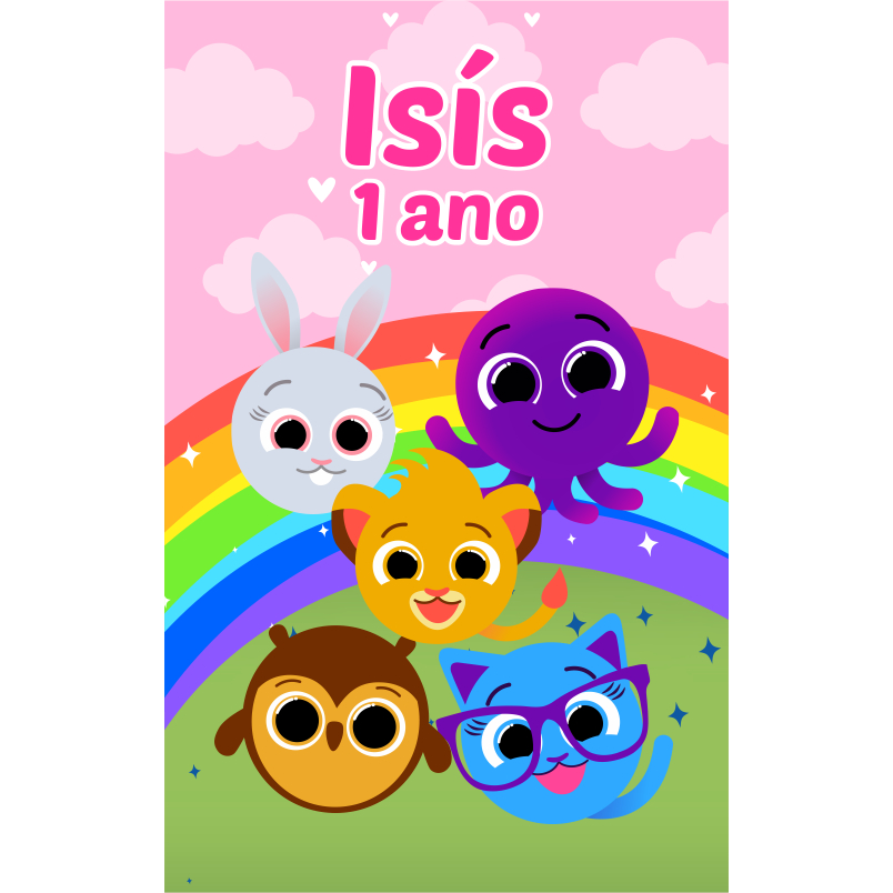 15 Adesivos Tubete Bolofofos Menina - Etiqueta - Rótulo Personalizado