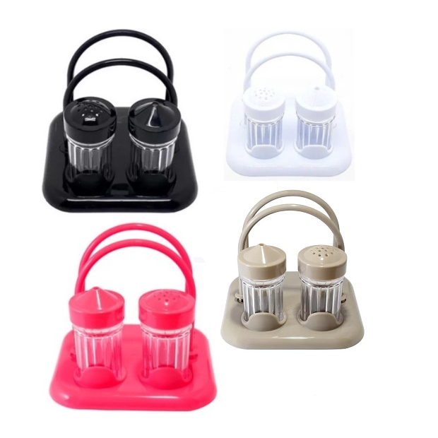 Super Kit Porta Guardanapos Saleiro  Paliteiro 3 Em 1 Acrílico em Oferta na Shopee