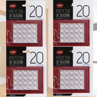 KIT 4 Protetores De Porta De Silicone Anti Impacto Protetor de Parede e Móveis em Oferta na Shopee