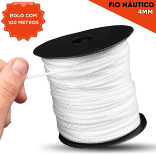 Fio Náutico- RR-04 - Rolo com 100 Metros BRANCO - 101 em Oferta na Shopee