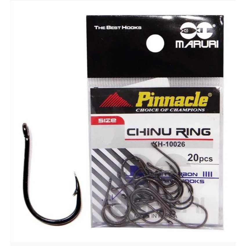 Anzol Pinnacle Chinu Ring Maruri Kh-10026 -Com 20 Un Varias Medidas