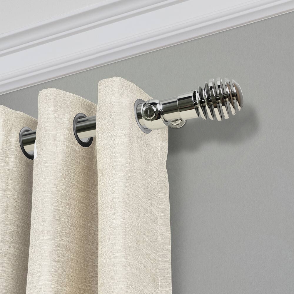 Varão Luxo Cortina Blackout 1,50m Ponteira Esfera 28mm em Oferta na Shopee