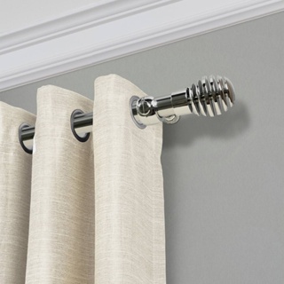 Varão Luxo Cortina Blackout 1,50m Ponteira Esfera 28mm em Oferta na Shopee