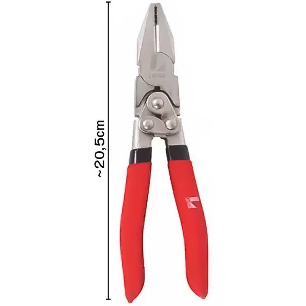 Alicate Força Junta Dupla Universal Profissional 8Pol. Aço Cr-V