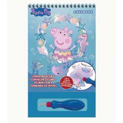 Aquabook Peppa Pig - com Caneta Mágica