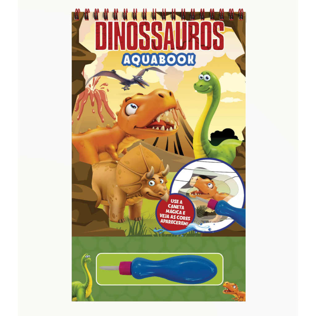 Aquabook Diversão com Dinossauros em Oferta na Shopee