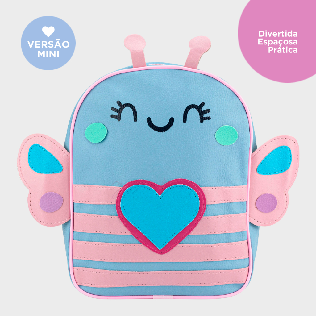 Mochilinha Infantil Menina Menino Para Passeio Parque Dia Dia Mochila Criança Carregar Tro...