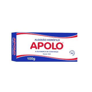 Algodão Hidrófilo Apolo 100g Caixa em Oferta na Shopee