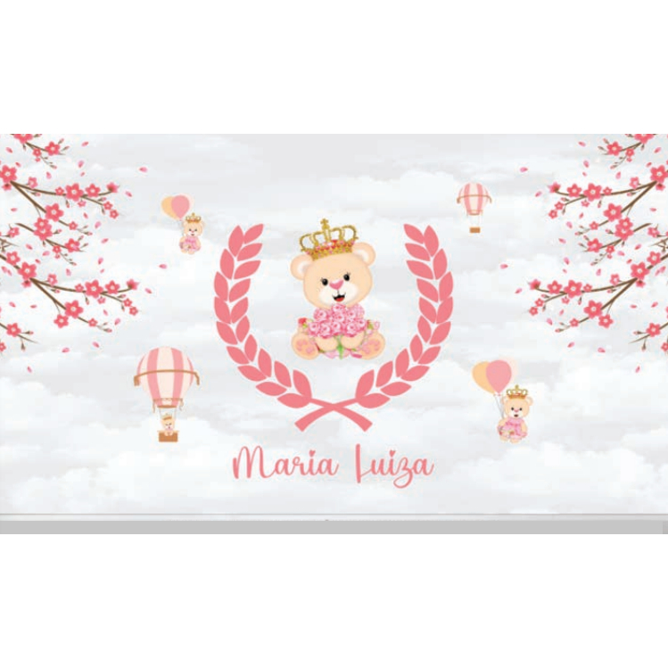 papel de parede princesa ursa balões