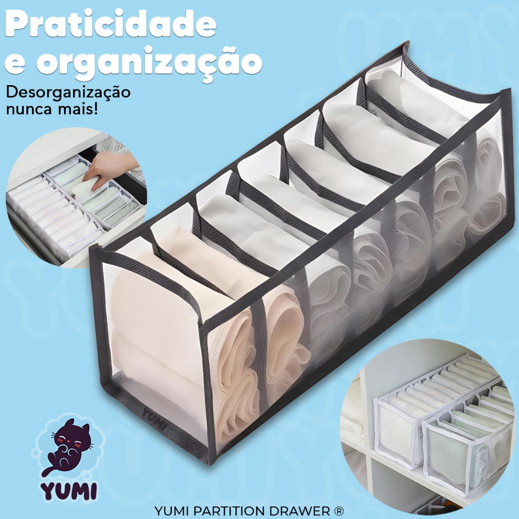 Colmeia Organizadora Organizador de Calcinhas Meia Cueca Respirável · foto 2
