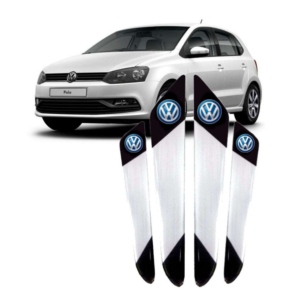 Adesivo Protetor Bater Coluna Porta Vw Nivus Virtus Tcross Polo Golf Tiguan Taos Jetta