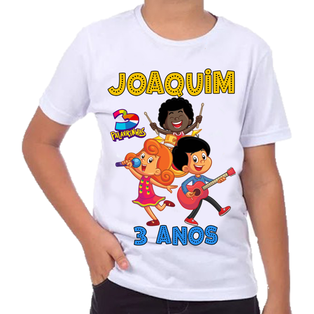 Camisa Personalizada 3 Palavrinhas: Onde Comprar | BuscaProdutos