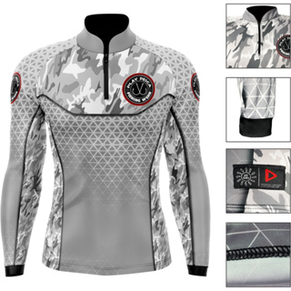 Camisa Camiseta de Pesca proteção UV50 CAMMO WHITE em Oferta na Shopee