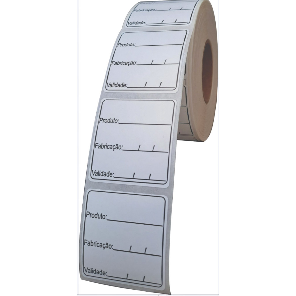 Etiqueta  BOPP Para Alimentos Congelados Manipulados Validade Anvisa