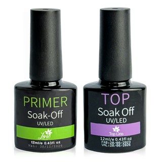 Top Coat e Primer Ácido de Secagem Rápida Unhas Acrigel Gel Finalizador de Unha Profissio…