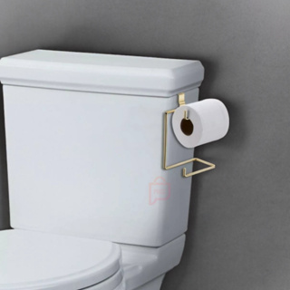 Suporte Porta Papel Higienico Duplo Para Caixa Acoplada Dourado Gold em Oferta na Shopee