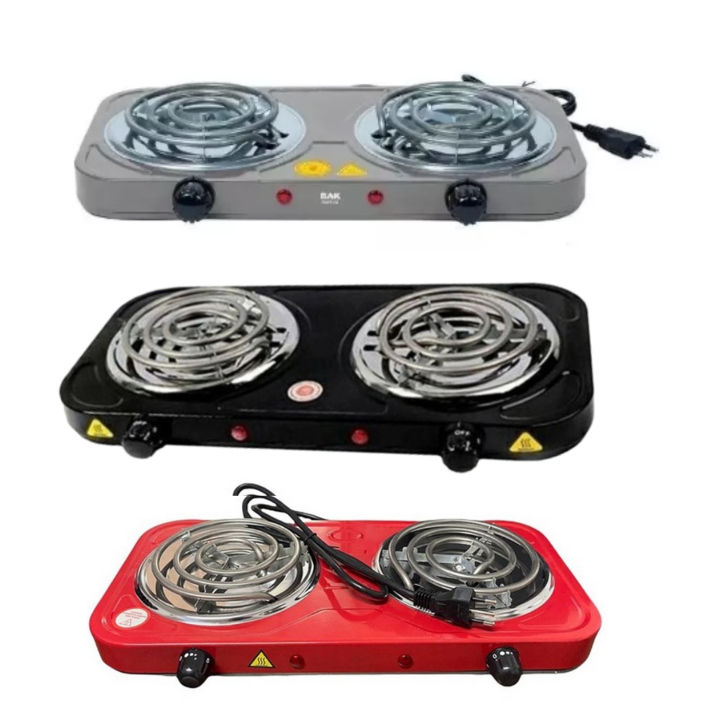 Fogão Elétrico Portátil Fogareiro  Cooktop 2 Bocas 2500W ChefExpress Color