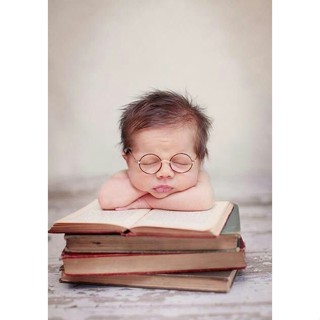 Óculos Newborn para Ensaio Fotográfico Redondo Props Fotografia em Oferta na Shopee