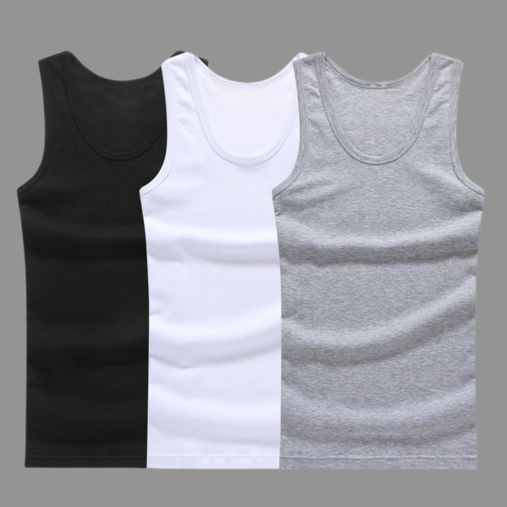 Regata Masculina Canelada Modelo Americano em Oferta na Shopee