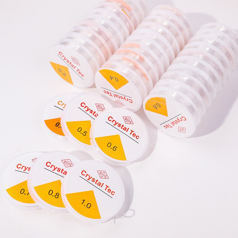 Fio de Silicone Elástico P/ Pulseiras Artesanato Miçangas Bijuterias