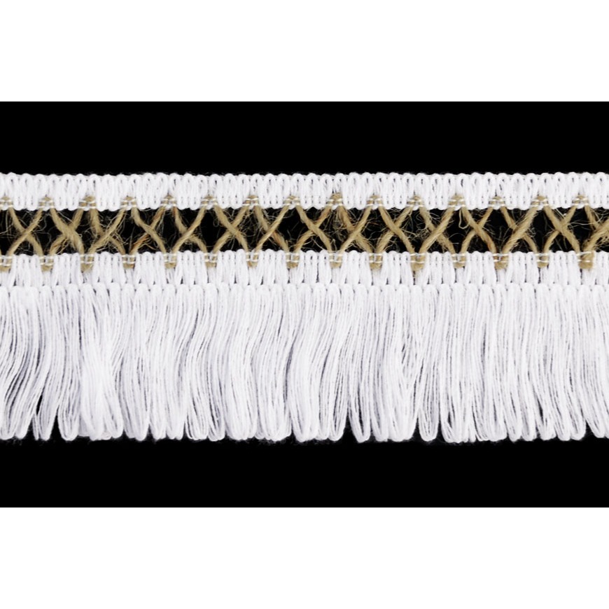 Franja Ponto Palito Especial P/Roupas/Artesanato/Decorações, Largura: 5-cm (Comprimento:10-M.) em Oferta na Shopee