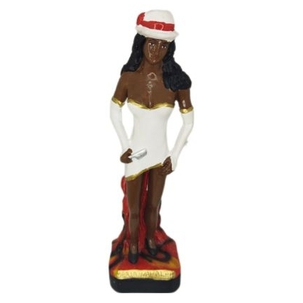 Estátua Imagem Pombo Gira Maria Navalha Gesso 25 cm Umbanda e Candomblé