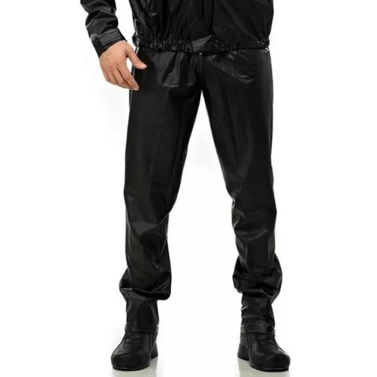 Calça De Chuva 100% Impermeável Pvc Motoqueiro Moto   M G Gg em Oferta na Shopee