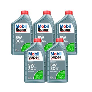 5 Litros Óleo motor 5W30 Sintético API SP Mobil em Oferta na Shopee