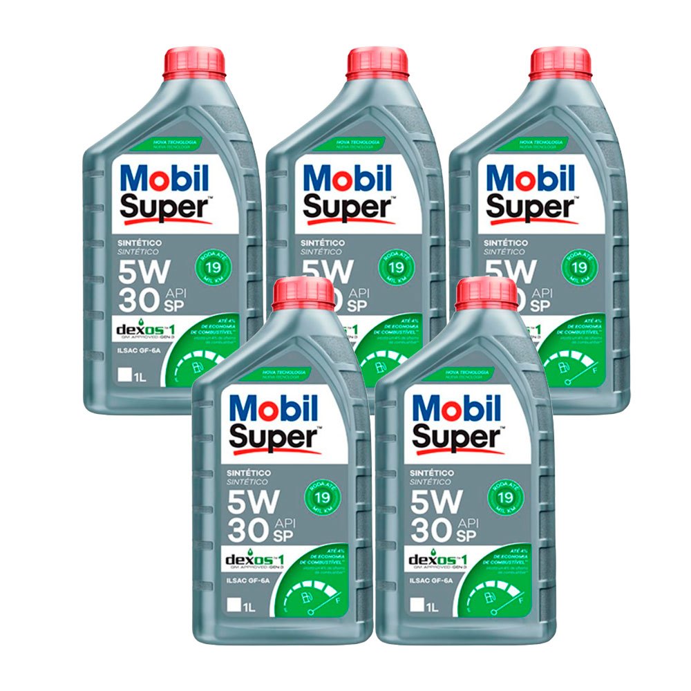 5 Litros Óleo motor 5W30 Sintético Dexos1 Mobil em Oferta na Shopee