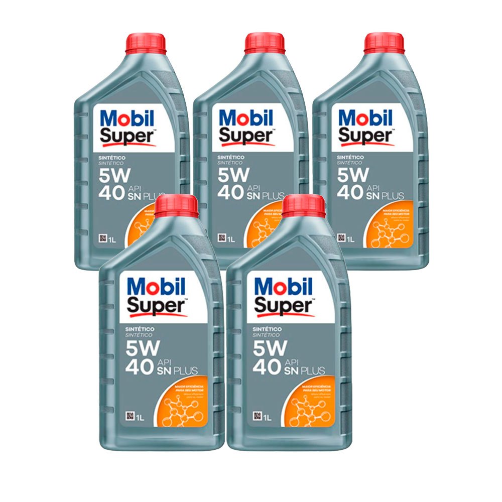 5 Litros Óleo motor 5W40 Sintético API SN Plus Mobil em Oferta na Shopee