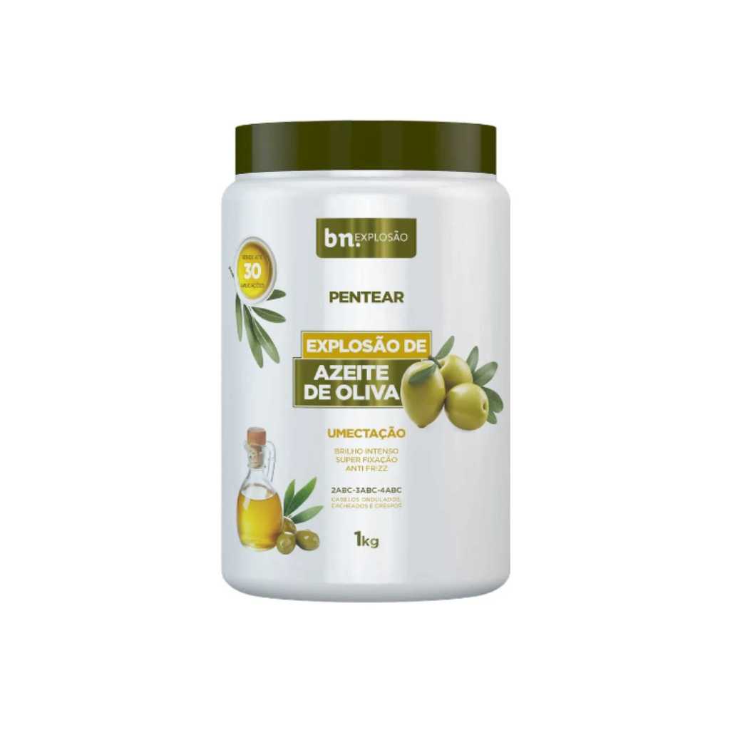 Creme De Pentear Explosão de Azeite de Oliva 1kg em Oferta na Shopee