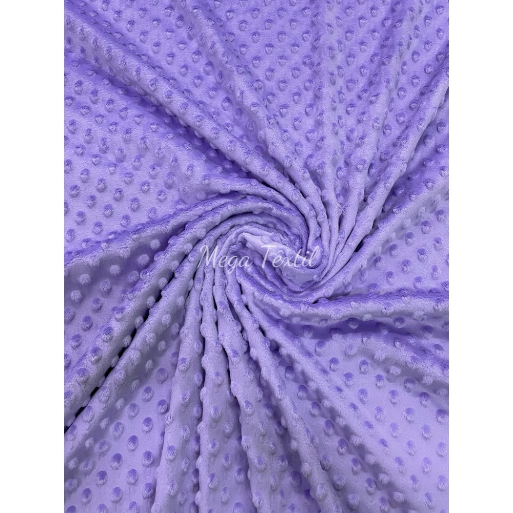 Tecido Plush Bolha/Soft Bubble Lilás 1.00 mt x 1.50 mt