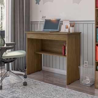 Escrivaninha Para Computador Multiuso Quarto Sala Escritorio 1 Gaveta (Madeira) em Oferta na Shopee