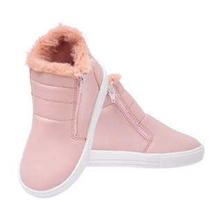 Bota Infantil Menina Botinha Pelo Macia Criança Feminino Bebe Frio Inverno 20 ao 34 em Oferta na Shopee
