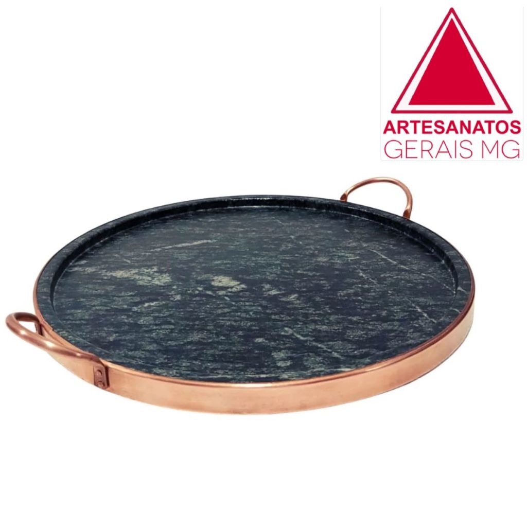 Forma de Pizza 32cm de Pedra Sabão