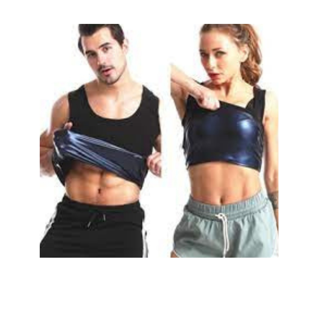 Blusa Regata Efeito Sauna Compressão Modeladora Térmica Colete Feminino Masculino Fitness Academia fitness