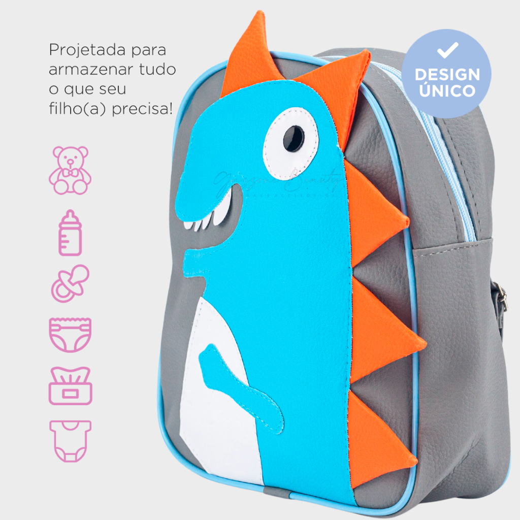 Mochila Infantil Menino e Menina Mochilinhas Com Alça De Costas Confortavel Passeio Brincar