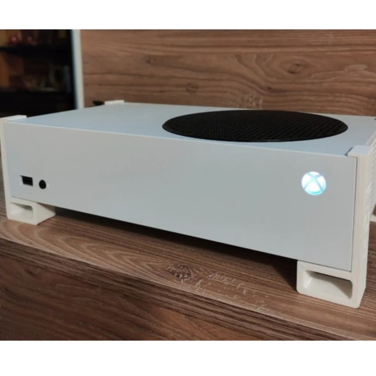 Kit 4 Suporte Console Pezinho - Xbox One S, X e Série S - Apoio Horizontal