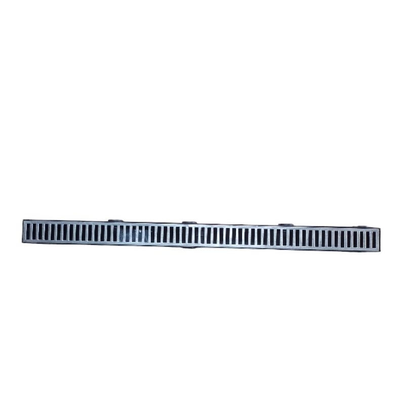 Ralo linear 1 metros ralo grelha 6x100 modular para passagem veicular marca JR Grelhas.